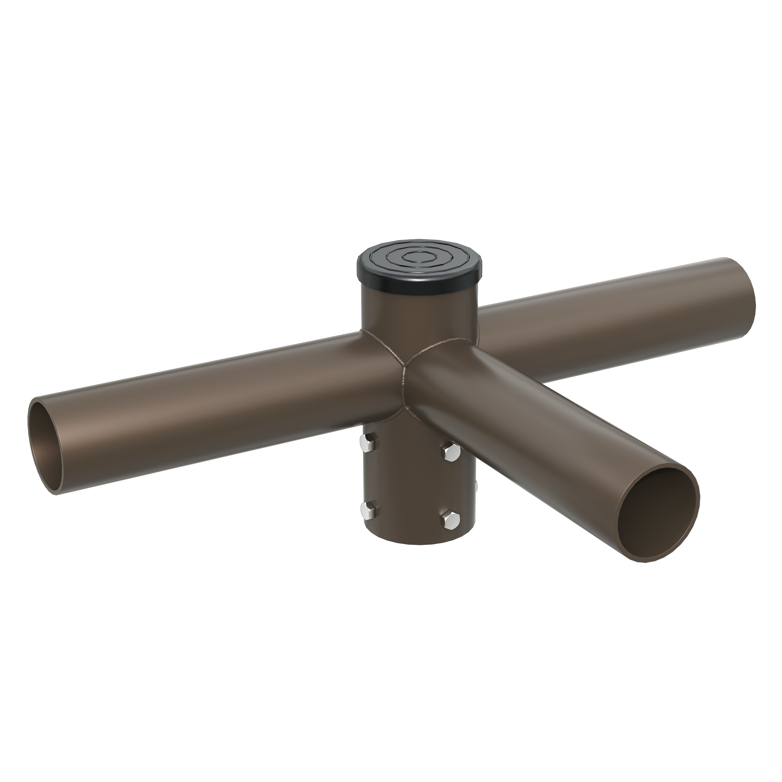 GV Spoke Bracket with 3 Horizontal Arms at 90 Degrees