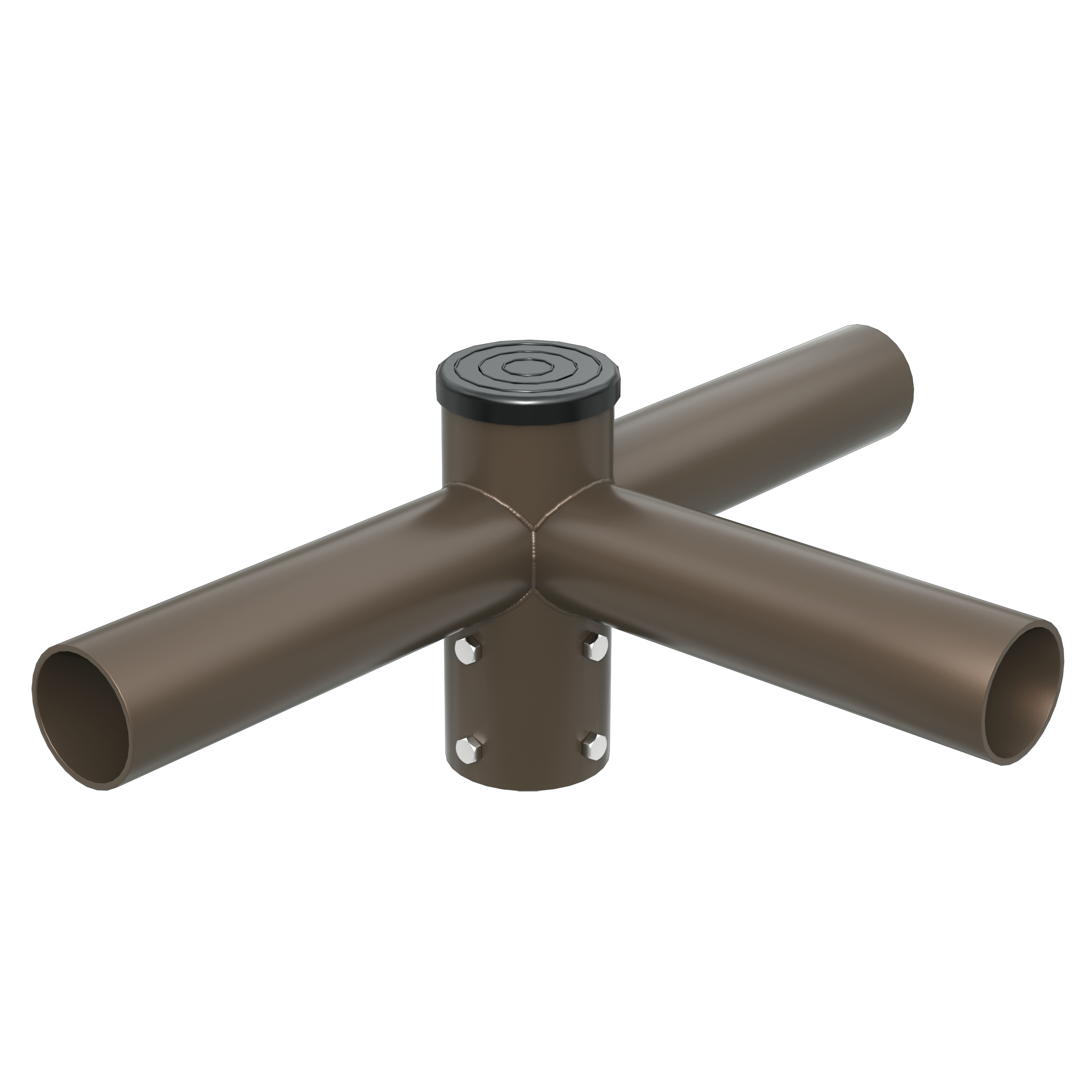 GV Spoke Bracket with 3 Horizontal Arms at 90 Degrees