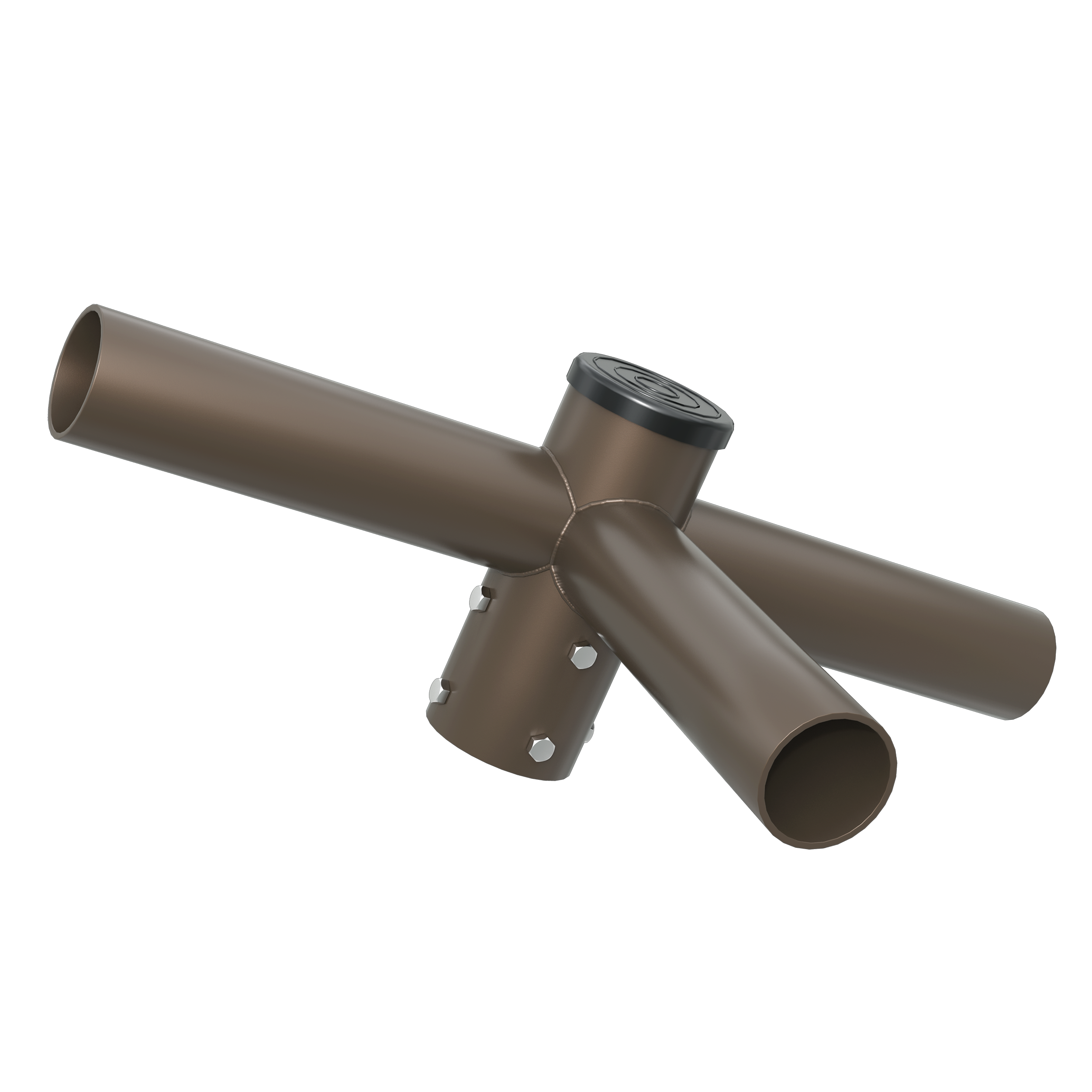 GV Spoke Bracket with 3 Horizontal Arms at 90 Degrees