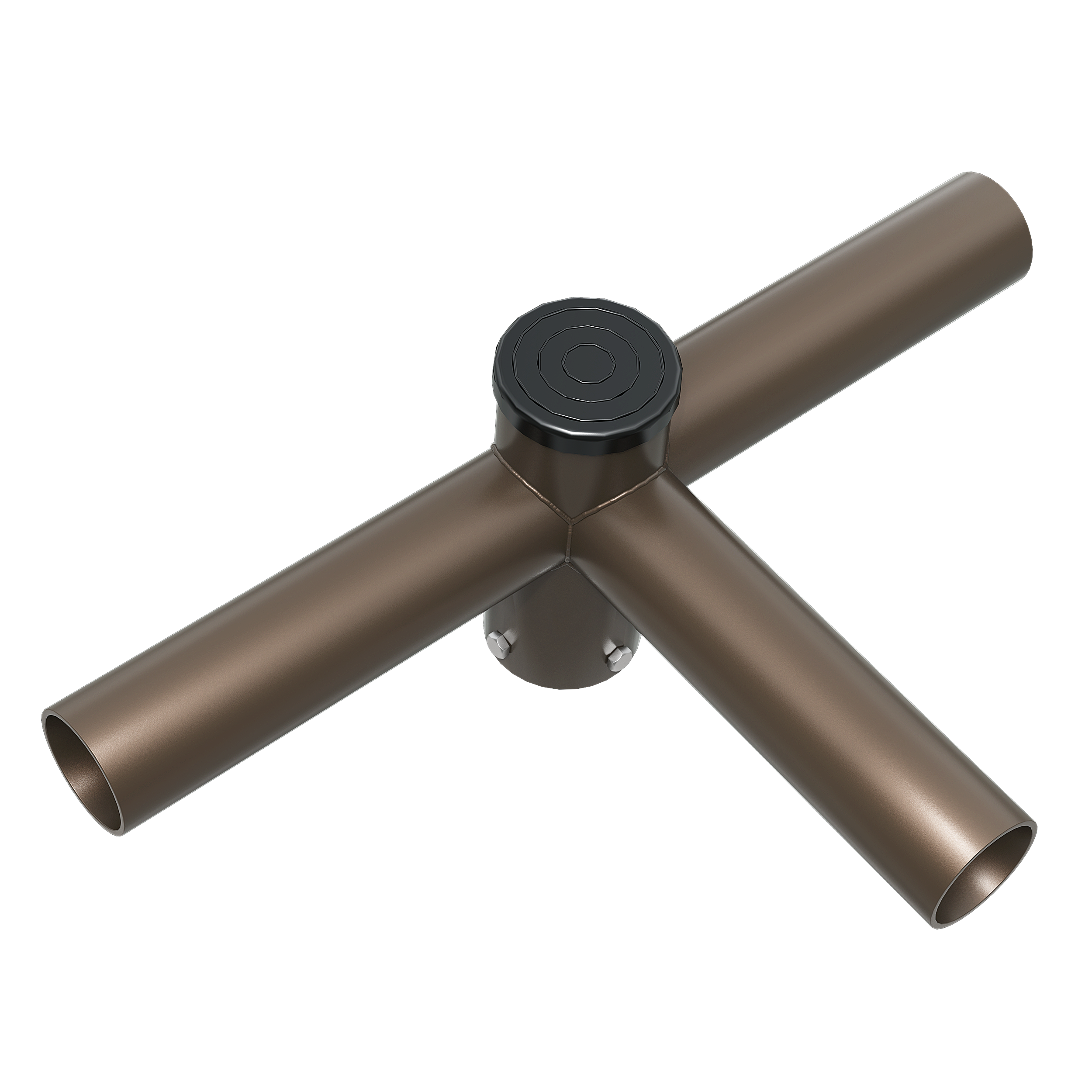 GV Spoke Bracket with 3 Horizontal Arms at 90 Degrees