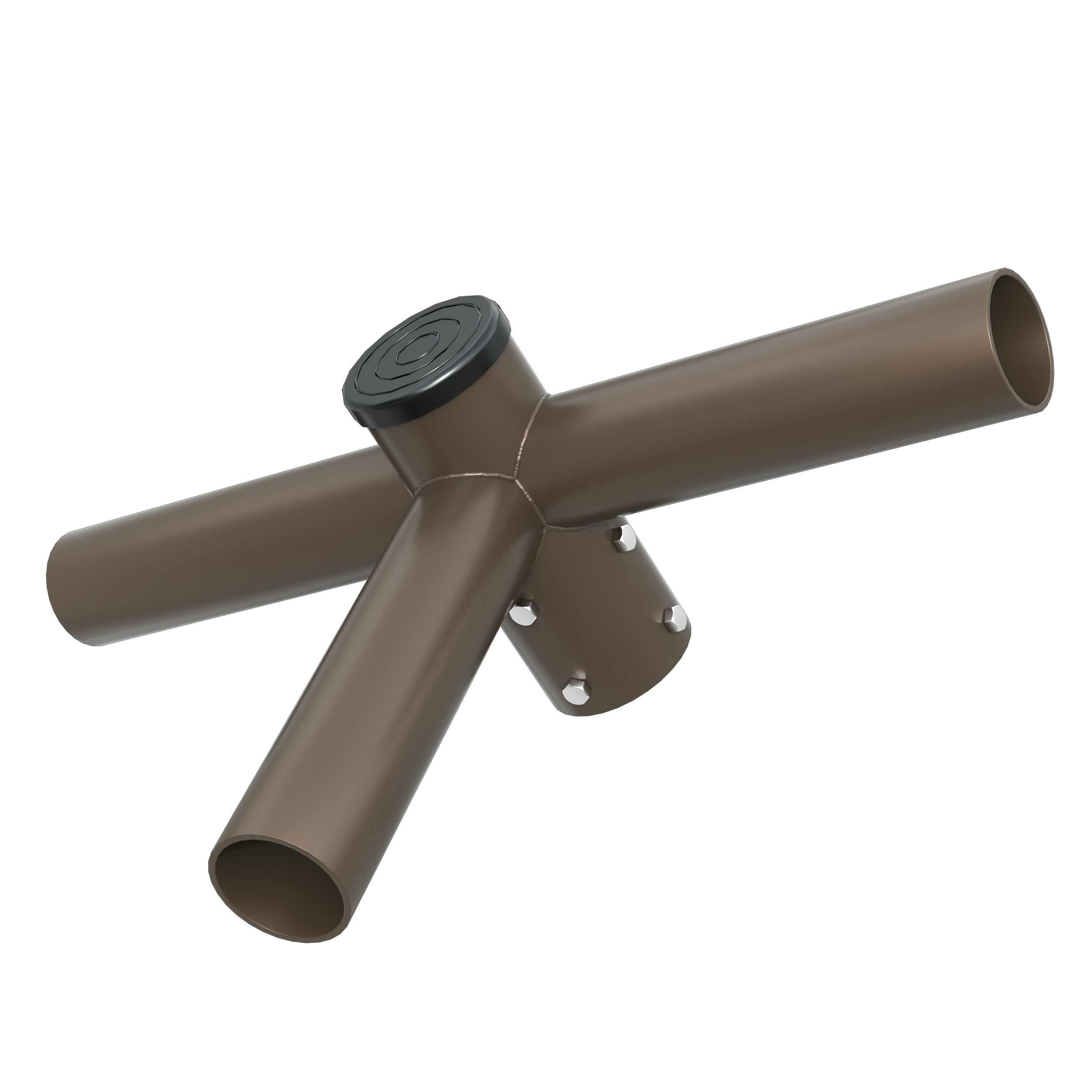 GV Spoke Bracket with 3 Horizontal Arms at 90 Degrees