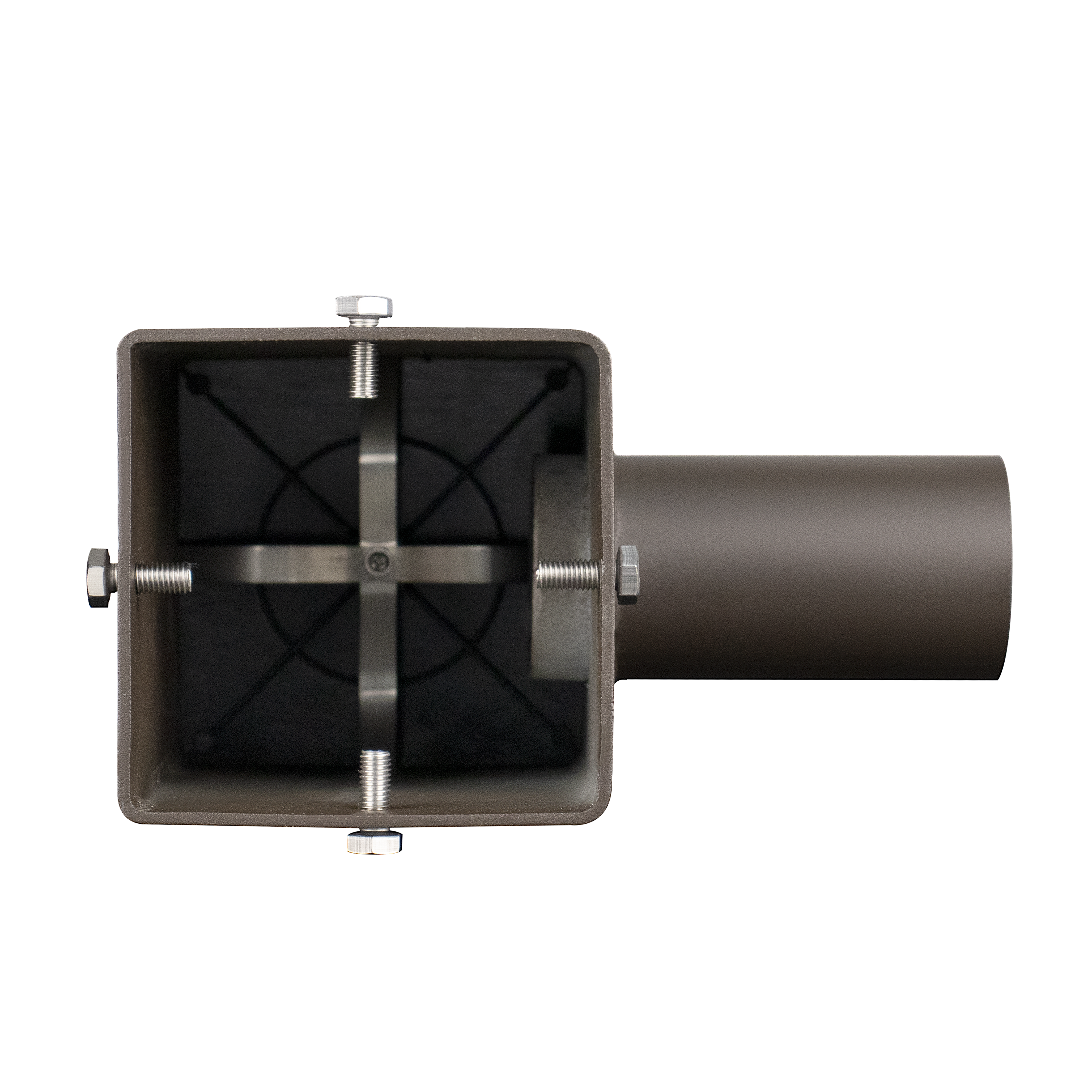 GV Tenon Adapter with 1 Horizontal Tenon for 4 in. Square Poles