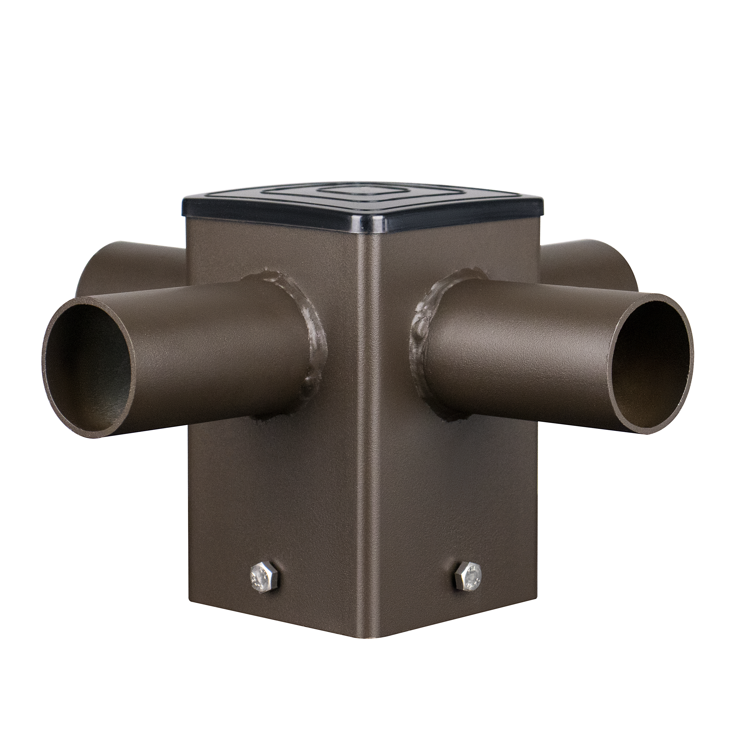 GV Tenon Adapter with 4 Horizontal 90 Degree Tenons for 4 in. Square Poles