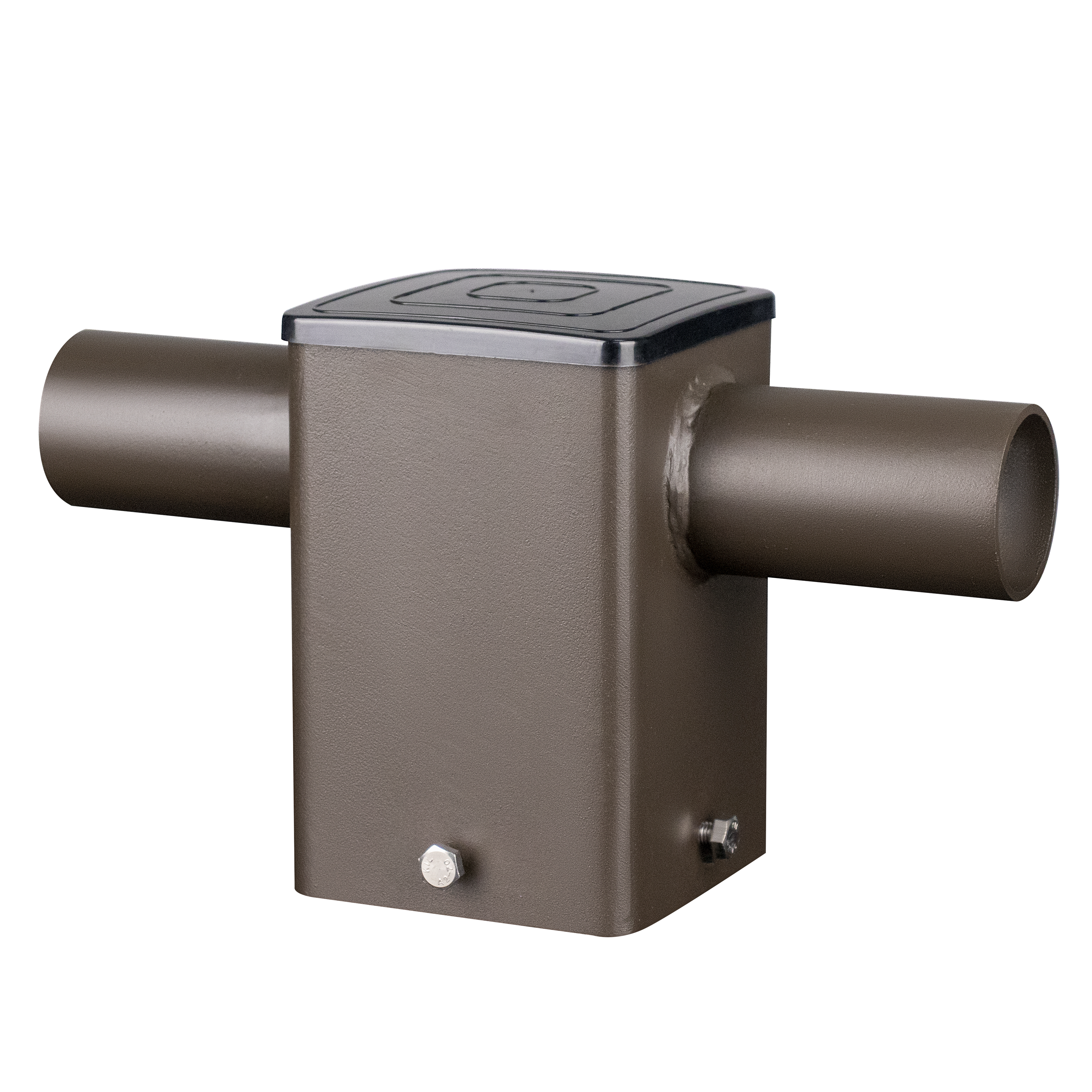 GV Tenon Adapter with 2 Horizontal 180 Degree Tenons for 4 in. Square Poles