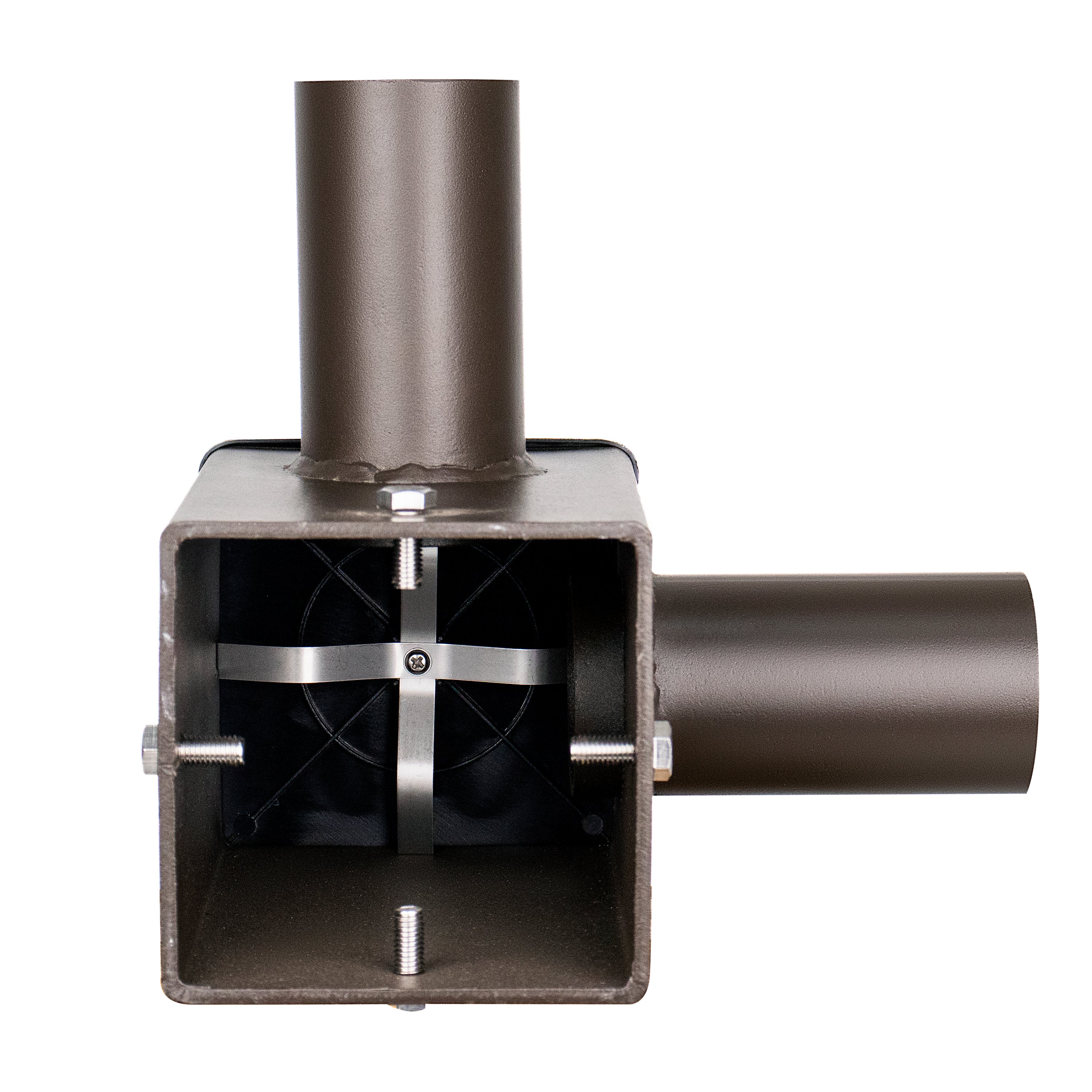 GV Tenon Adapter with 2 Horizontal 90 Degree Tenons for 4 in. Square Poles