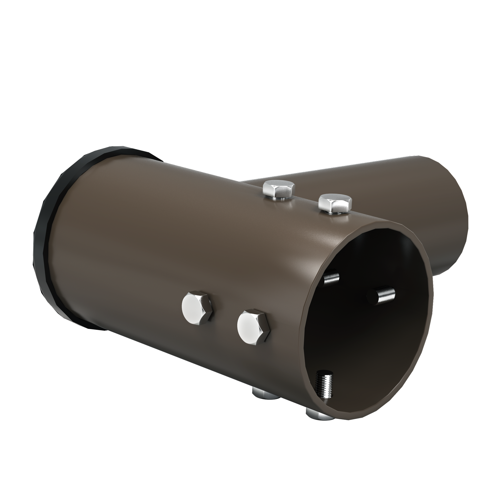 Greenervolts pole tenon adapter. Single 90 degree