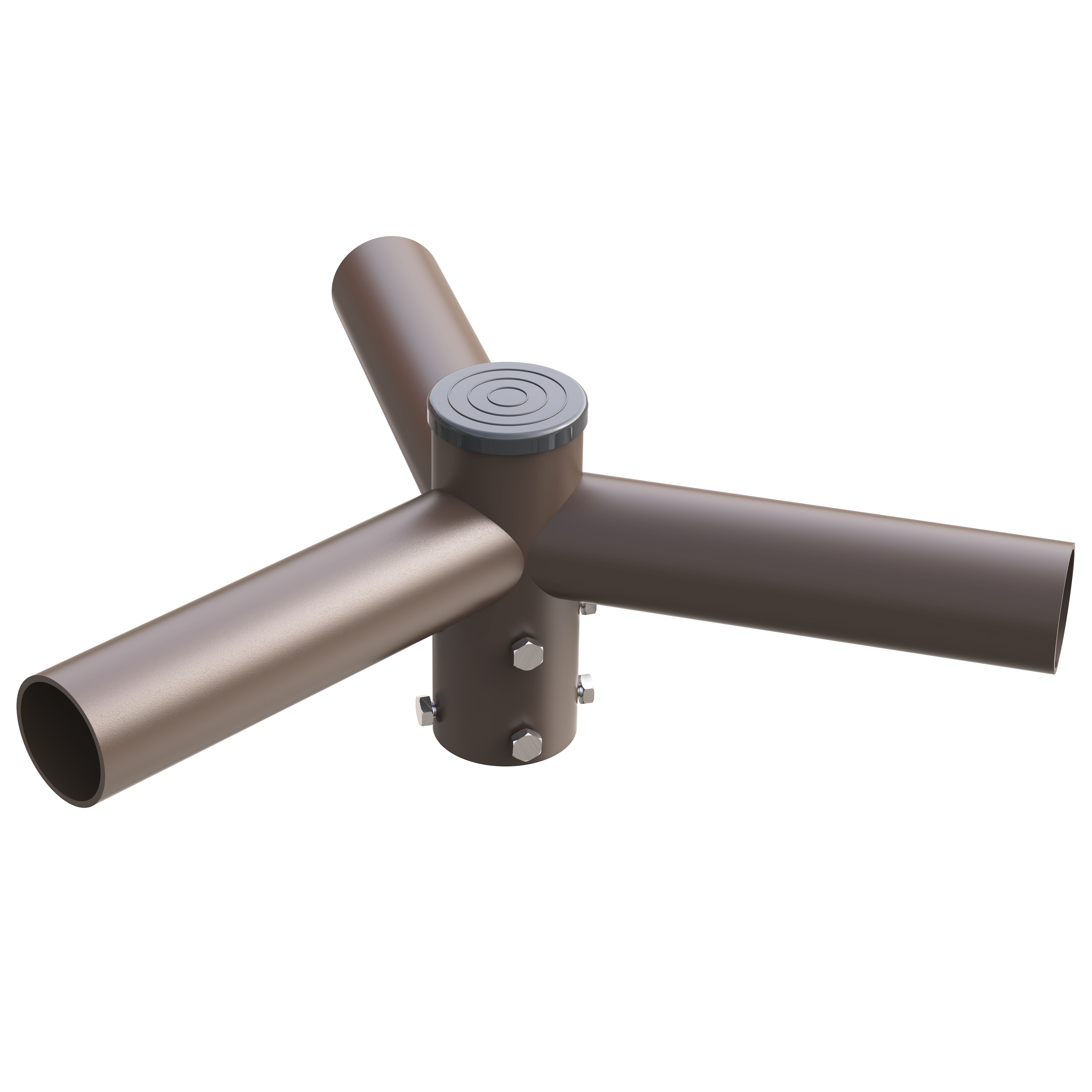 GV Spoke Bracket with 3 Horizontal Arms at 120 Degrees