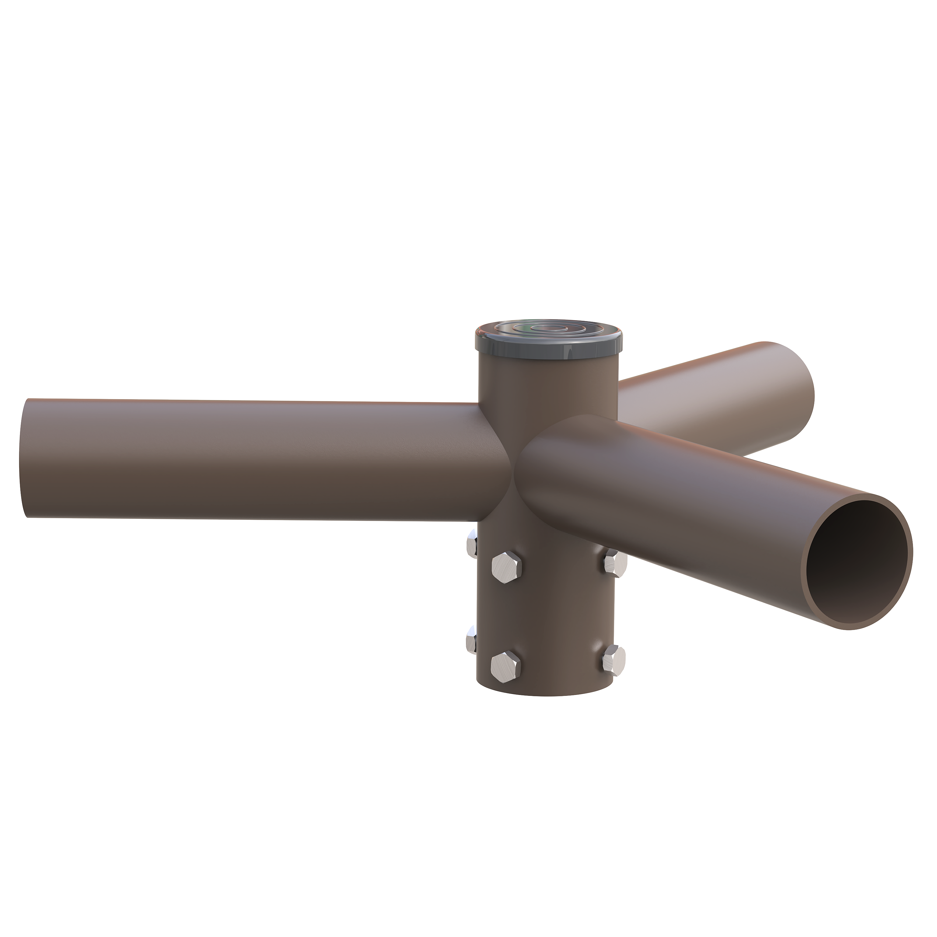 GV Spoke Bracket with 3 Horizontal Arms at 120 Degrees
